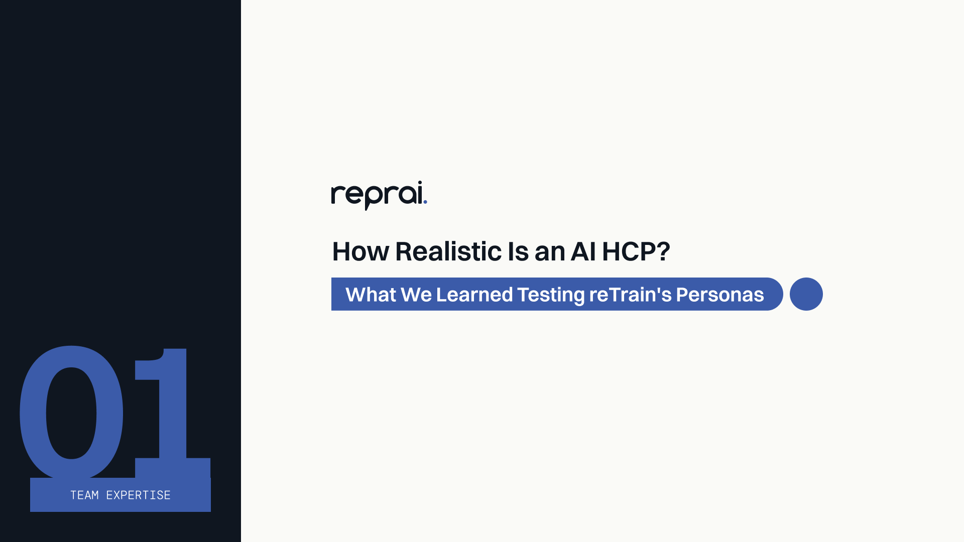 How Realistic Is an AI HCP? What We Learned Testing reTrain's Personas